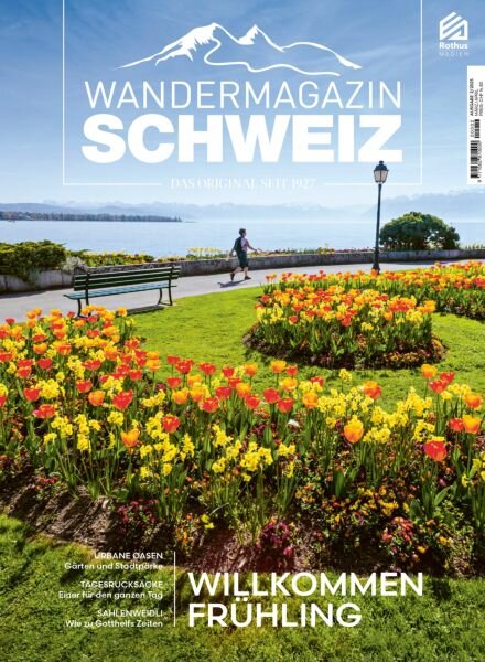 Wandermagazin Schweiz – Marz-April 2025 Cover