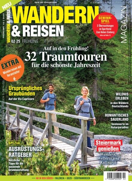 Wandern & Reisen – Fruhling 2025 Cover