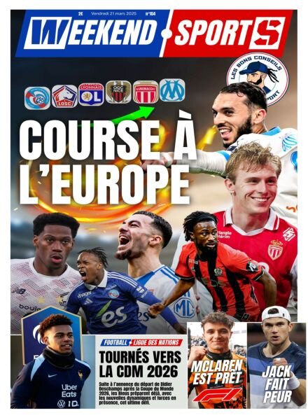 Week-end Sports – 21 Mars 2025 Cover