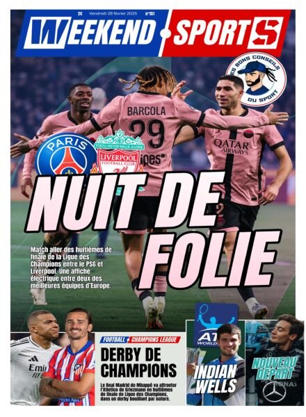 Week-end Sports – 28 Fevrier 2025 Cover