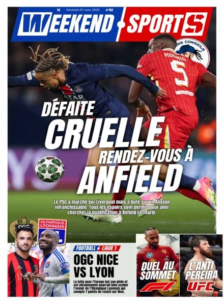 Week-end Sports – 7 Mars 2025 Cover