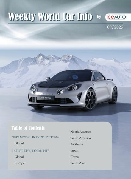 Weekly World Car Info – 1 March 2025 Cover