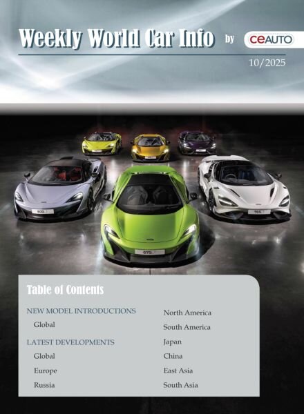 Weekly World Car Info – 8 March 2025 Cover