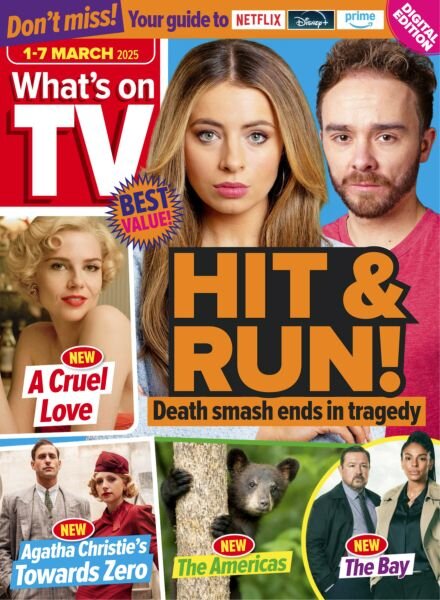 What’s on TV – 1 March 2025 Cover