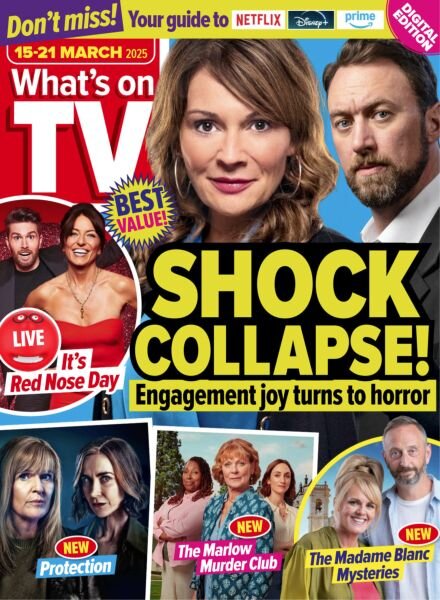 What’s on TV – 15 March 2025 Cover
