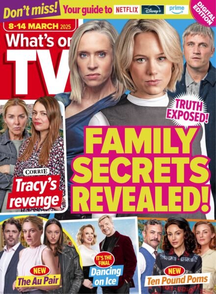 What’s on TV – 8 March 2025 Cover