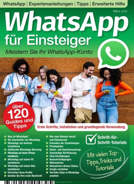 WhatsApp fur Einsteiger – Marz 2025 Cover