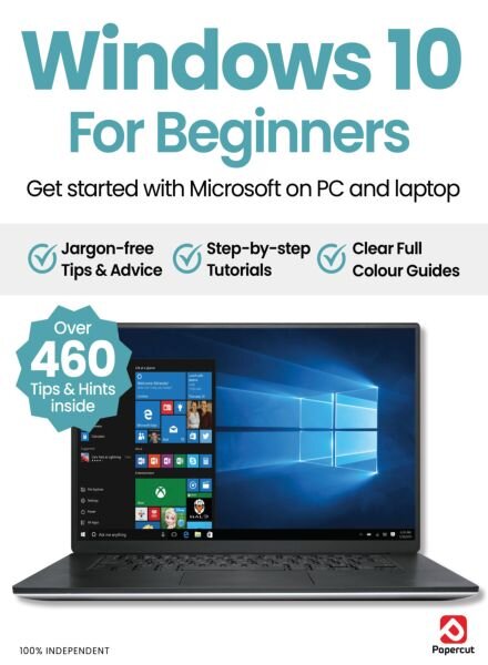 Windows 10 For Beginners – February 2025 Cover