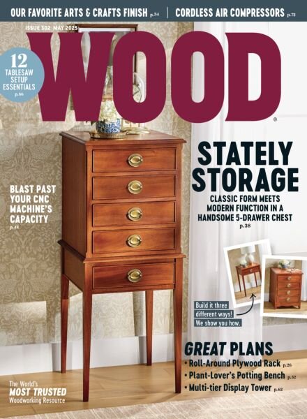 Wood Magazine – May 2025 Cover