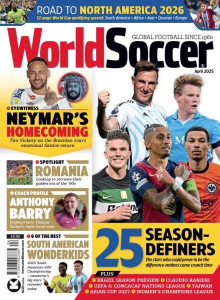 World Soccer – April 2025 Cover