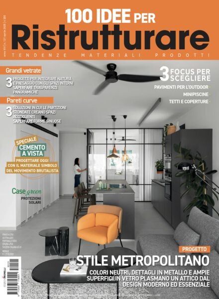 100 Idee per Ristrutturare – Aprile 2025 Cover