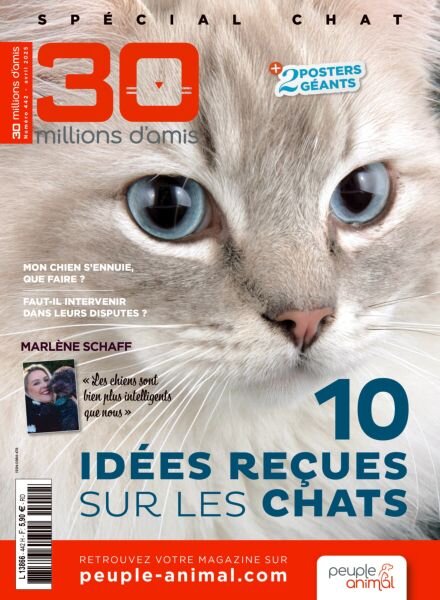 30 Millions d’amis – Avril 2025 Cover