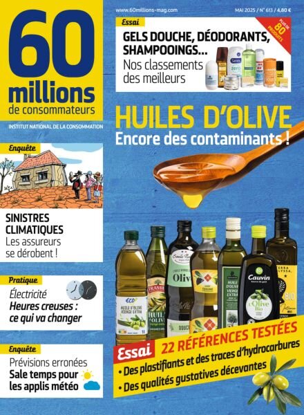 60 Millions de Consommateurs – Mai 2025 Cover