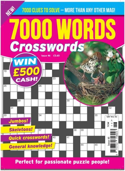 7000 Words Crosswords – April 2025 Cover