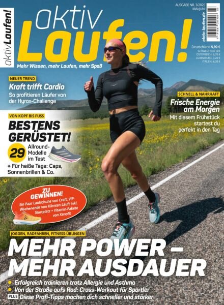 aktiv Laufen – Mai-Juni 2025 Cover