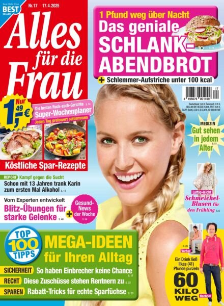 Alles fur die Frau – 17 April 2025 Cover