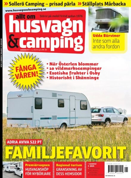 Allt om Husvagn & Camping – 16 April 2025 Cover