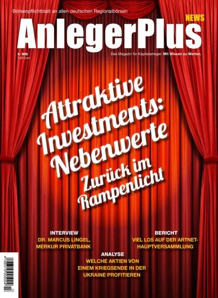 AnlegerPlus News – April 2025 Cover