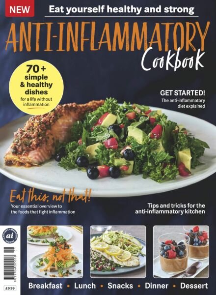 Anti-Inflammatory Cookbook – April 2025 Cover