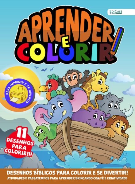 Aprender e Colorir – 15 Abril 2025 Cover