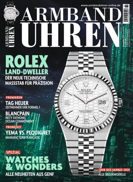 Armbanduhren – April-Mai 2025 Cover