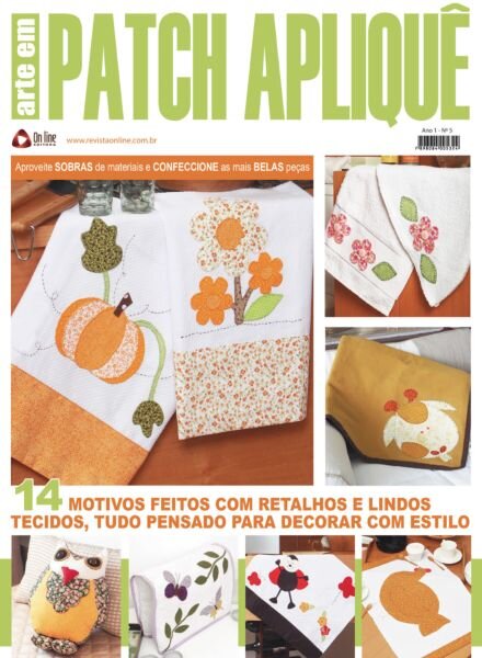 Arte em Patchwork – Abril 2025 Cover