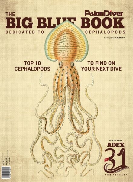 Asian Diver – The Big Blue Book 2025 Cover