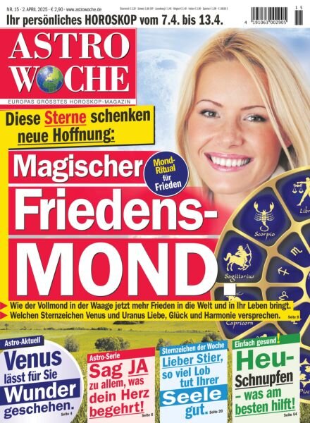 Astrowoche – 2 April 2025 Cover