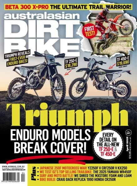 Australasian Dirt Bike – Issue 547 2025 Cover