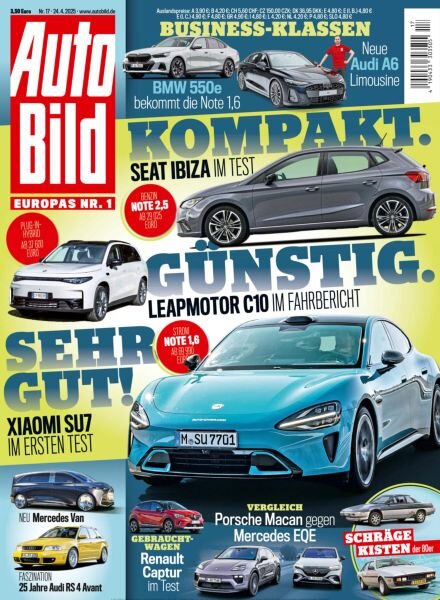 Auto Bild Germany – 24 April 2025 Cover