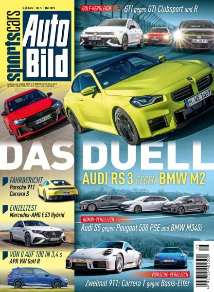 Auto Bild Sportscars – Mai 2025 Cover