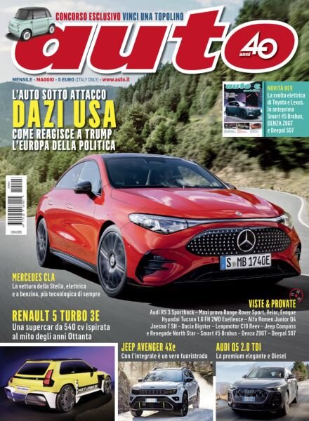 Auto – Maggio 2025 Cover