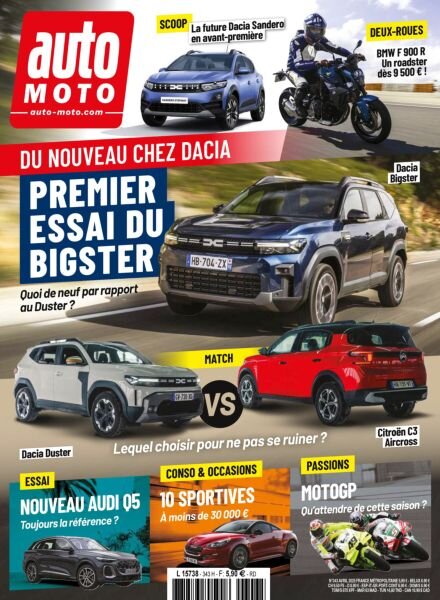 Auto Moto France – Avril 2025 Cover