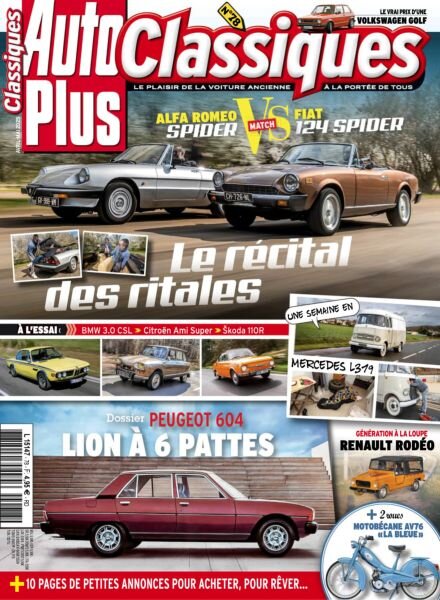 Auto Plus Classiques – Avril-Mai 2025 Cover