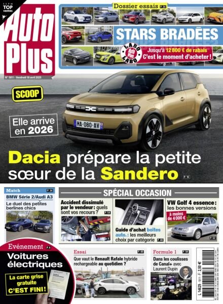 Auto Plus France – 18 Avril 2025 Cover