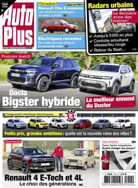 Auto Plus France – 25 Avril 2025 Cover