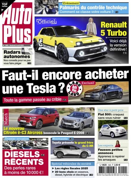 Auto Plus France – 4 Avril 2025 Cover