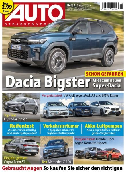 Auto Strassenverkehr – 2 April 2025 Cover