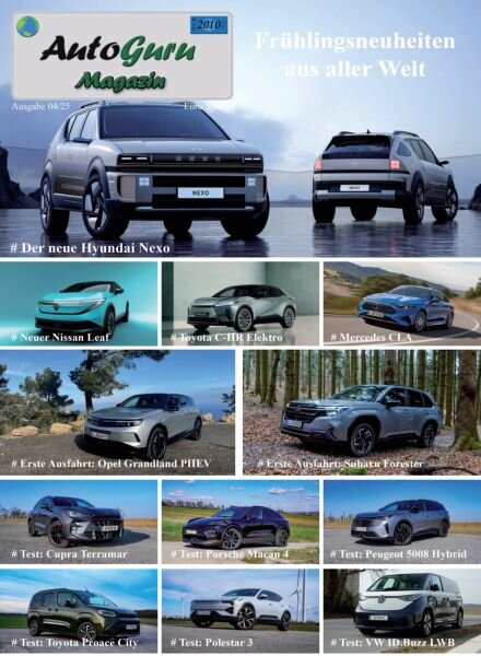 Autoguruat Magazin – April 2025 Cover