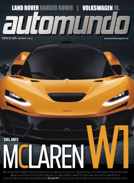 Automundo Magazine – Enero 2025 Cover