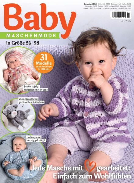 Baby Maschenmode – April 2025 Cover