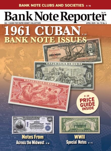 Bank Note Reporter – April 1 2025 Cover