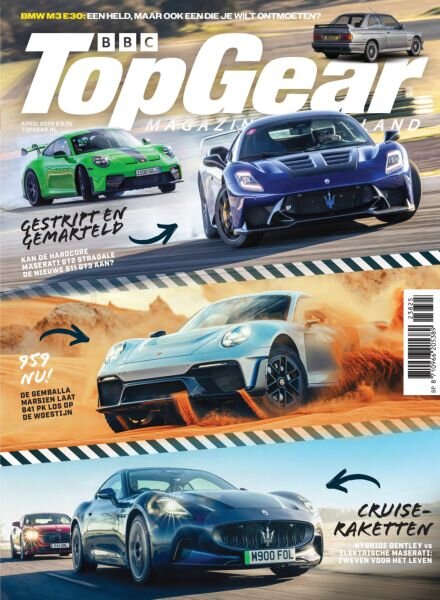 BBC Top Gear Netherlands – April 2025 Cover