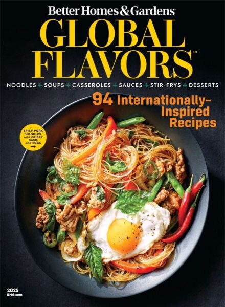 Better Homes & Gardens – Global Flavors 2025 Cover