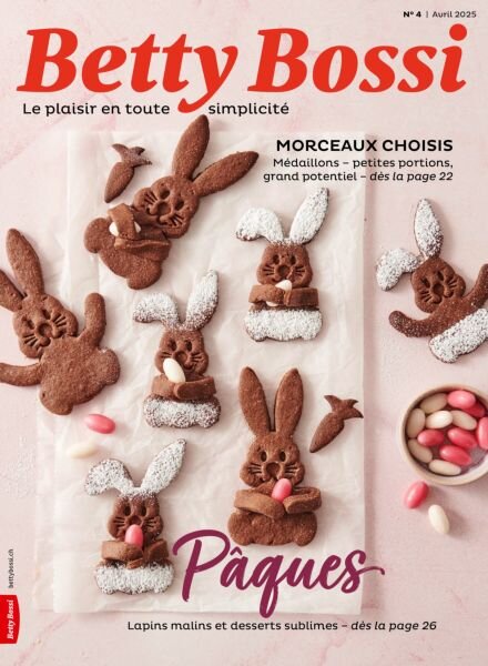 Betty Bossi edition francaise – Avril 2025 Cover