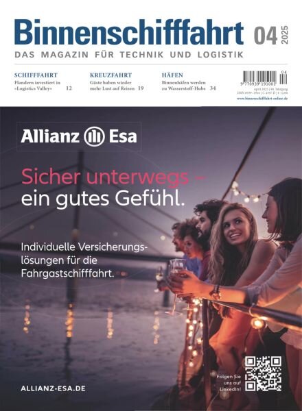Binnenschifffahrt – April 2025 Cover