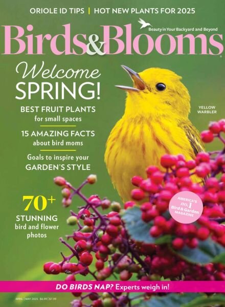 Birds & Blooms – April-May 2025 Cover