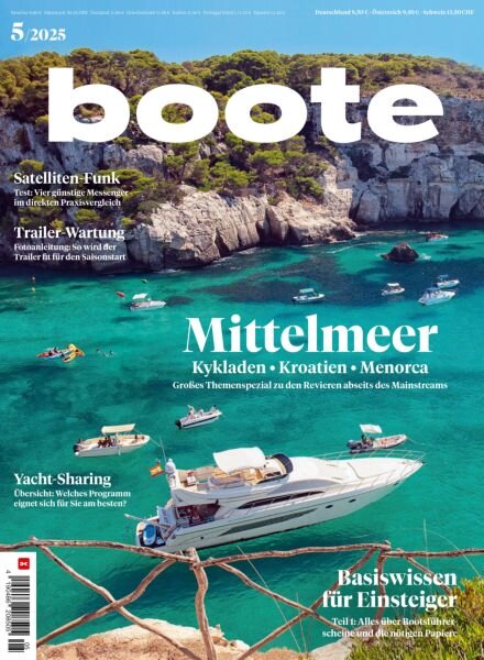 Boote – Mai 2025 Cover