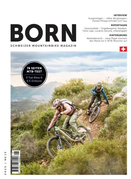BORN Mountainbike Germany – April 2025 Cover