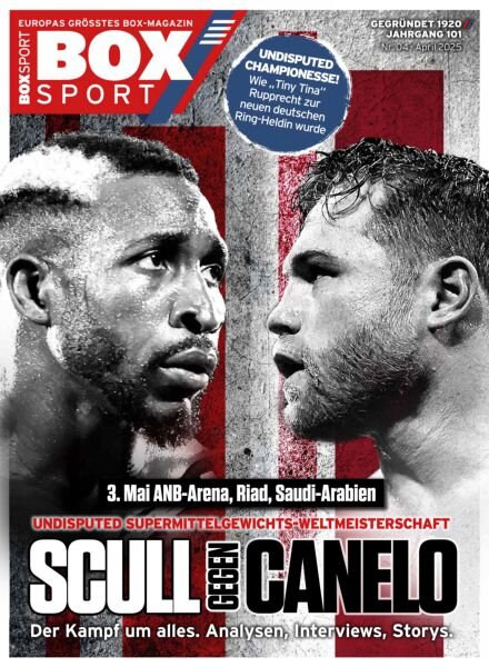 BoxSport – April 2025 Cover